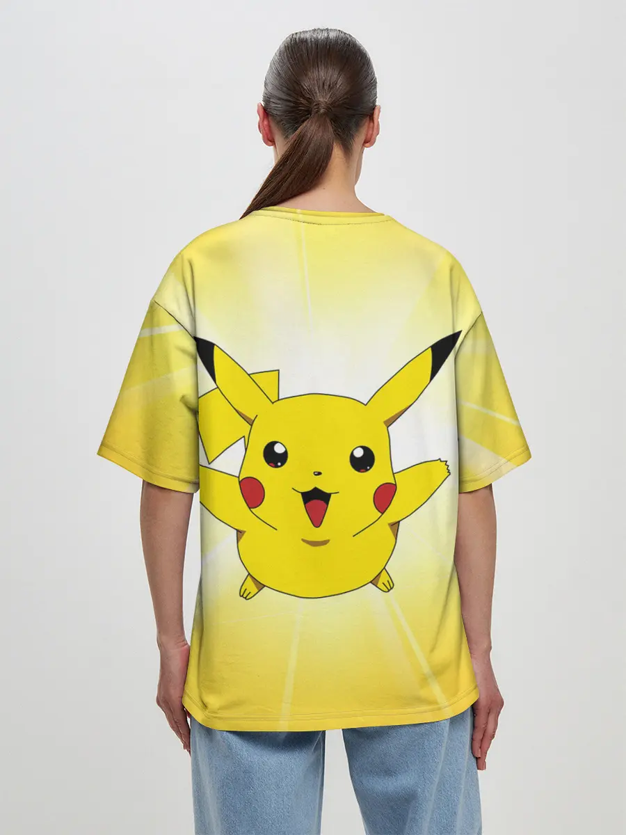 Женская футболка оверсайз / Пика Пика