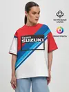Женская футболка оверсайз / SUZUKI MOTO SPORT | СУЗУКИ МОТО СПОРТ