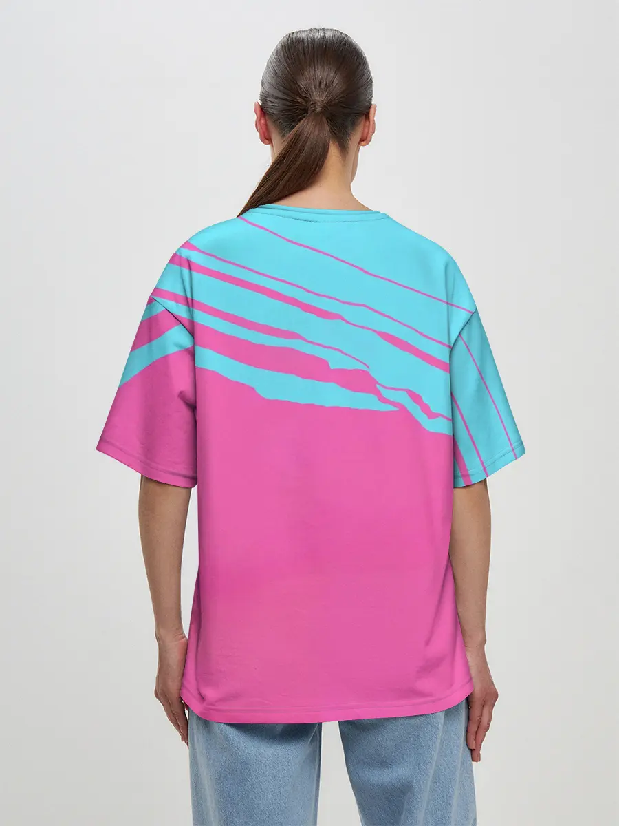 Женская футболка оверсайз / СЕЙЛОР МУН