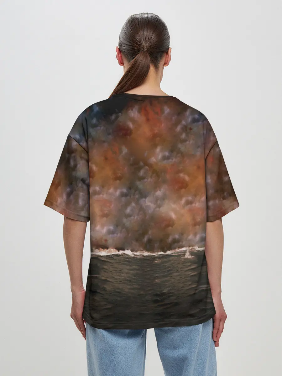 Женская футболка оверсайз / Sabaton