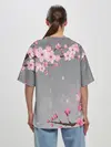 Женская футболка оверсайз / САКУРА | SAKURA