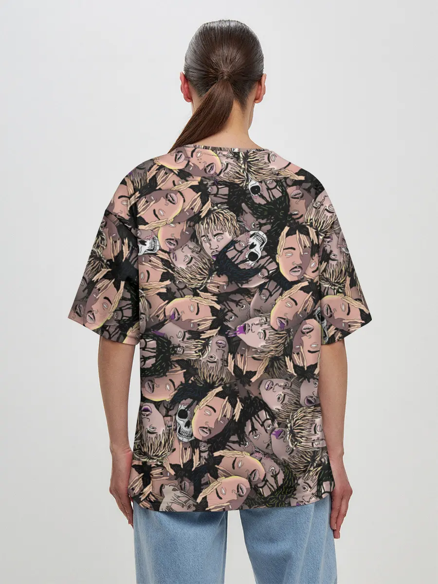 Женская футболка оверсайз / Juice WRLD