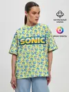 Женская футболка оверсайз / SONIC