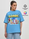 Женская футболка оверсайз / SONIC