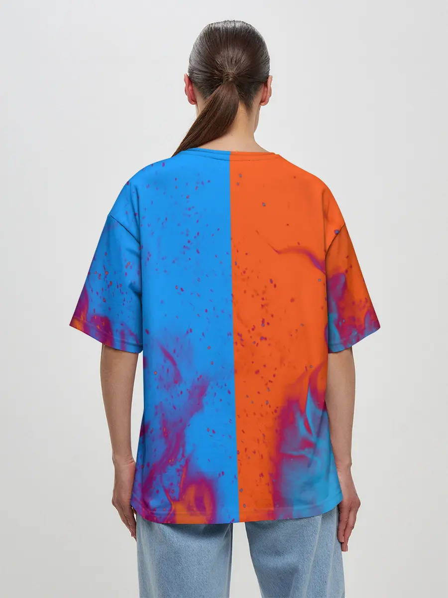 Женская футболка оверсайз / PORTAL 2