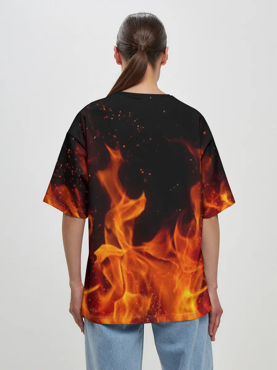 Женская футболка оверсайз / VALORANT