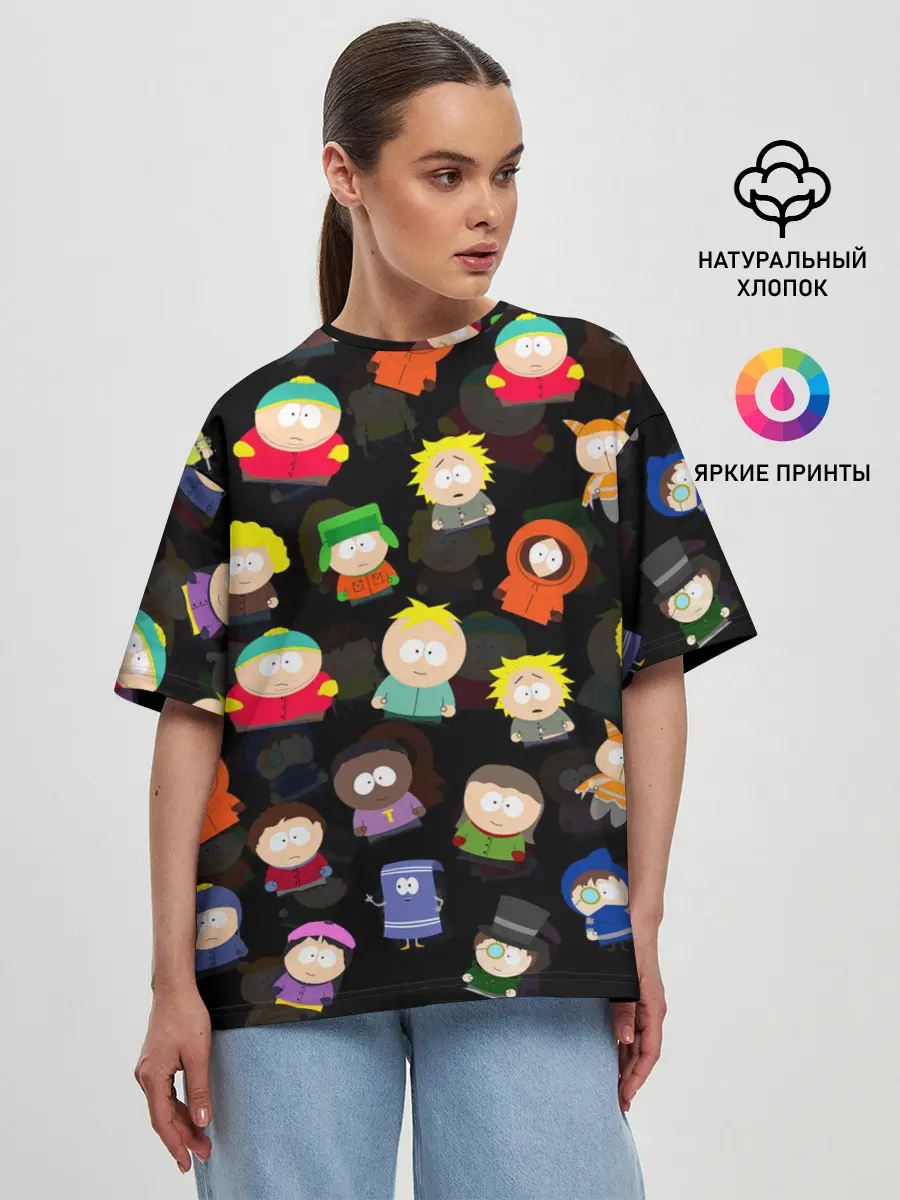 Женская футболка оверсайз / ЮЖНЫЙ ПАРК | SOUTH PARK