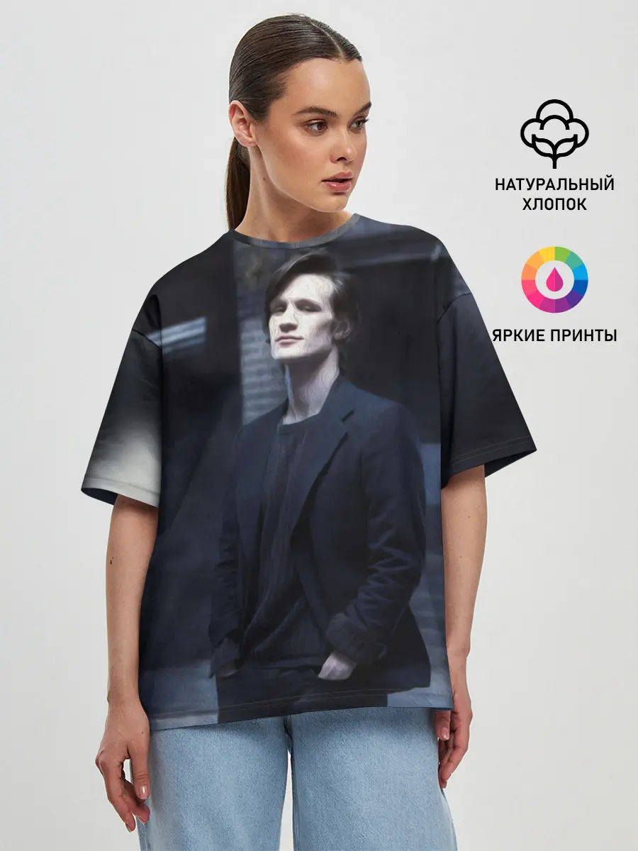 Женская футболка оверсайз / DOCTOR WHO