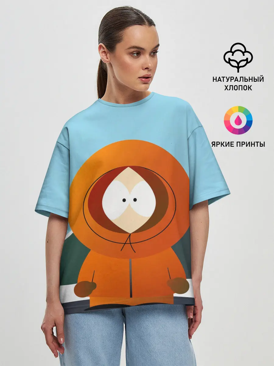 Женская футболка оверсайз / KENNY