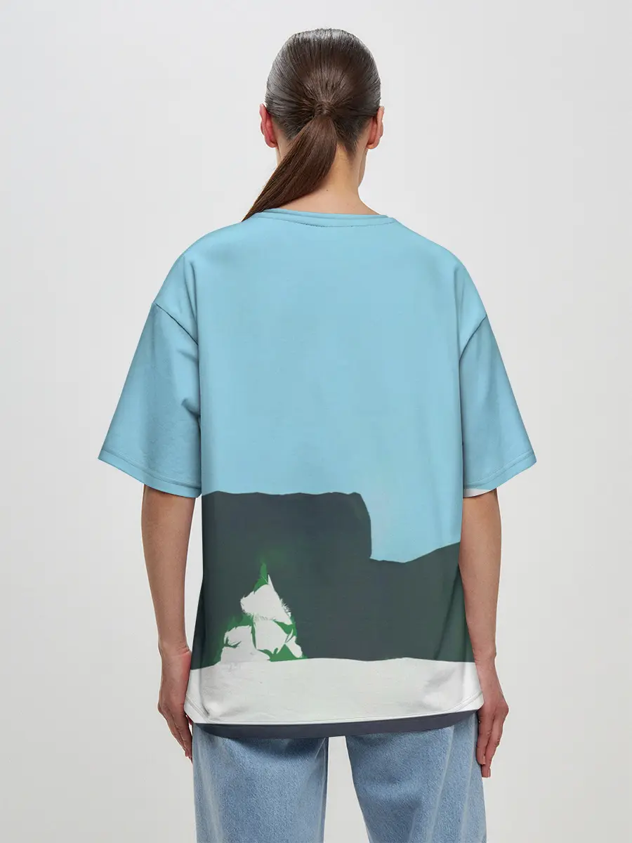 Женская футболка оверсайз / KENNY