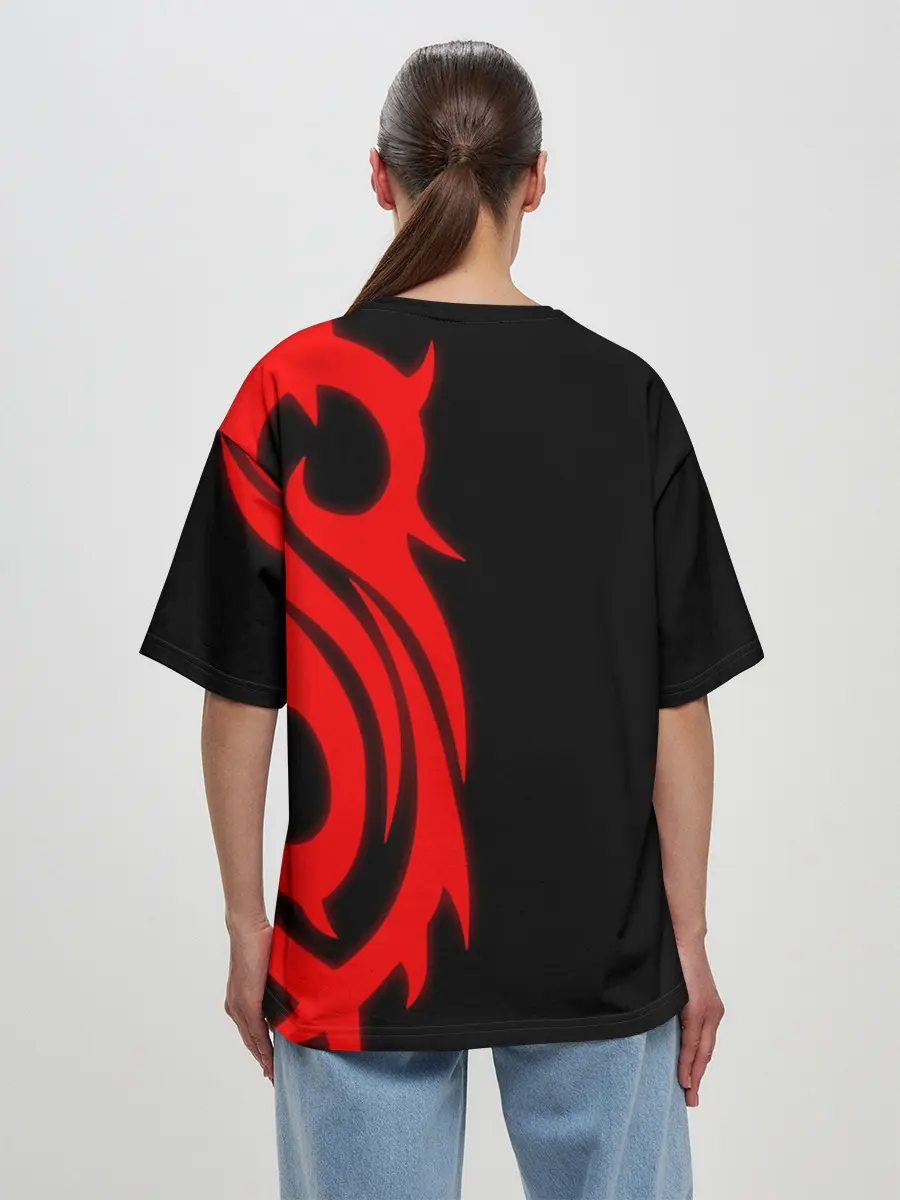 Женская футболка оверсайз / Slipknot