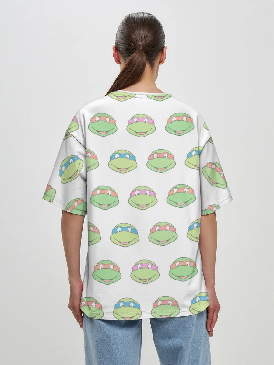 Женская футболка оверсайз / Черепашки-Ниндзя