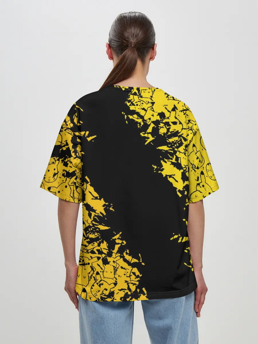 Женская футболка оверсайз / Пикачу