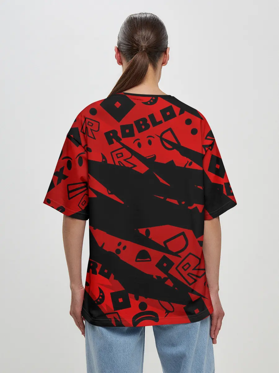 Женская футболка оверсайз / Roblox