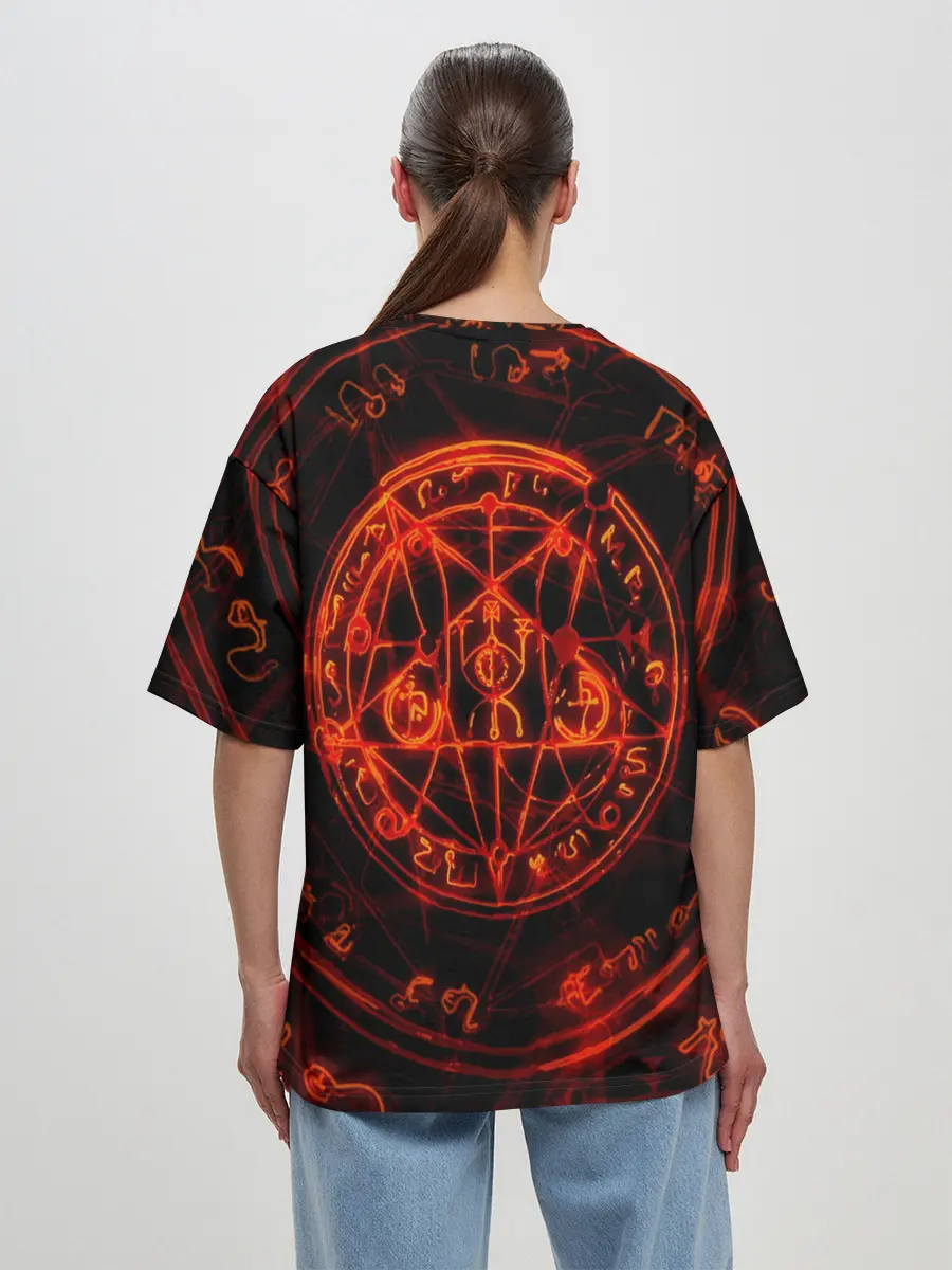 Женская футболка оверсайз / ПЕНТАГРАММА | PENTAGRAMMA