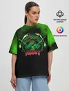 Женская футболка оверсайз / TMNT Рафаэль