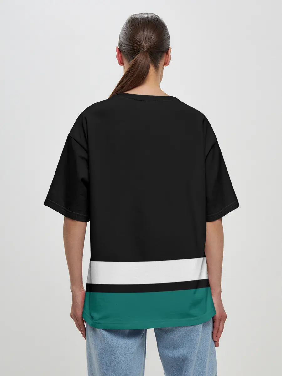 Женская футболка оверсайз / Анахайм Дакс