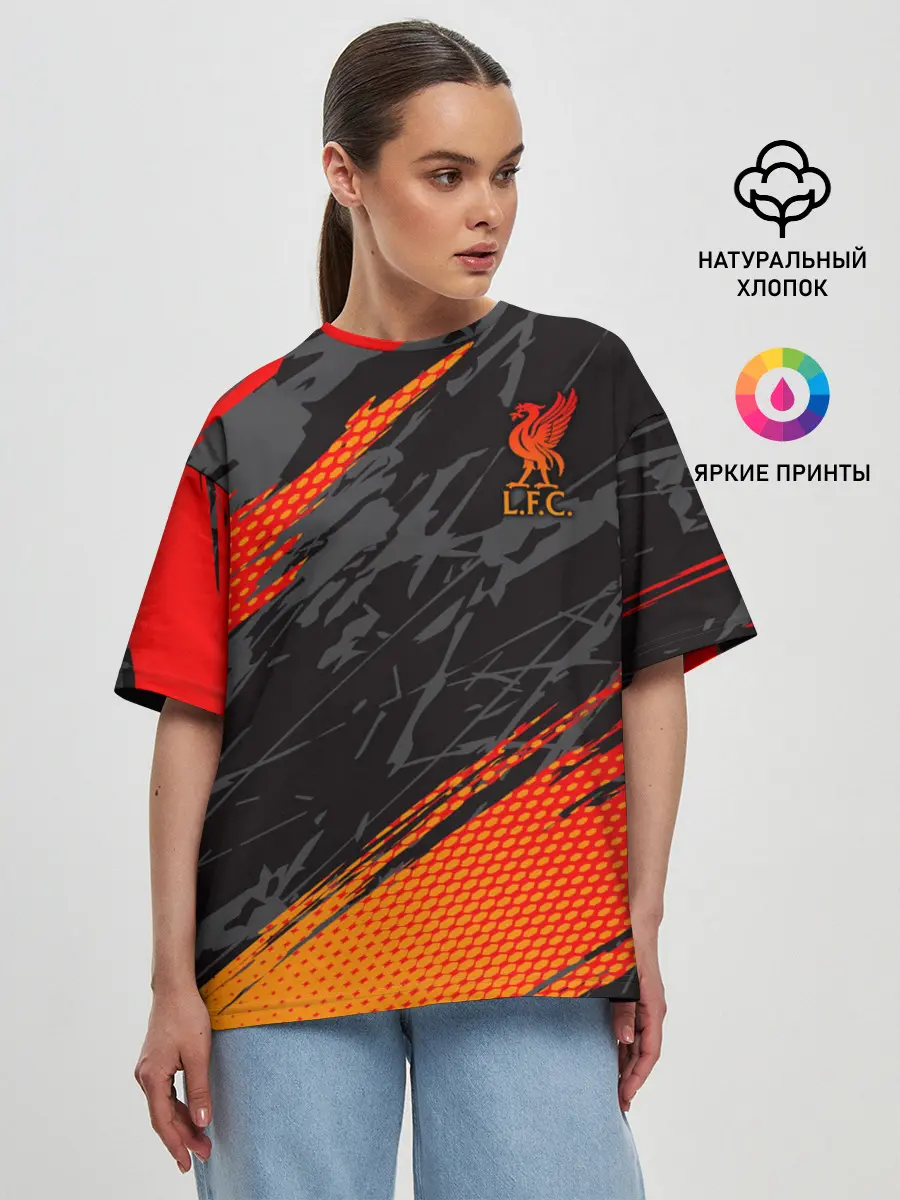Женская футболка оверсайз / Liverpool F.C.