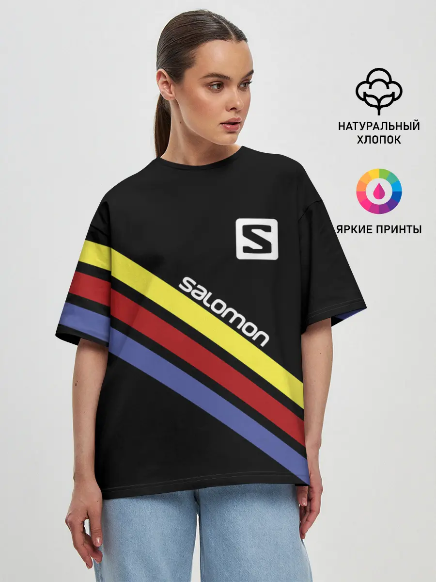Женская футболка оверсайз / Salomon