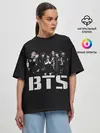 Женская футболка оверсайз / BTS