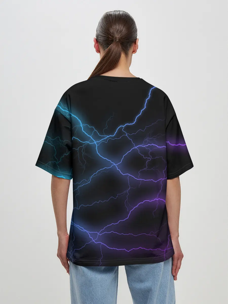 Женская футболка оверсайз / Marshmello