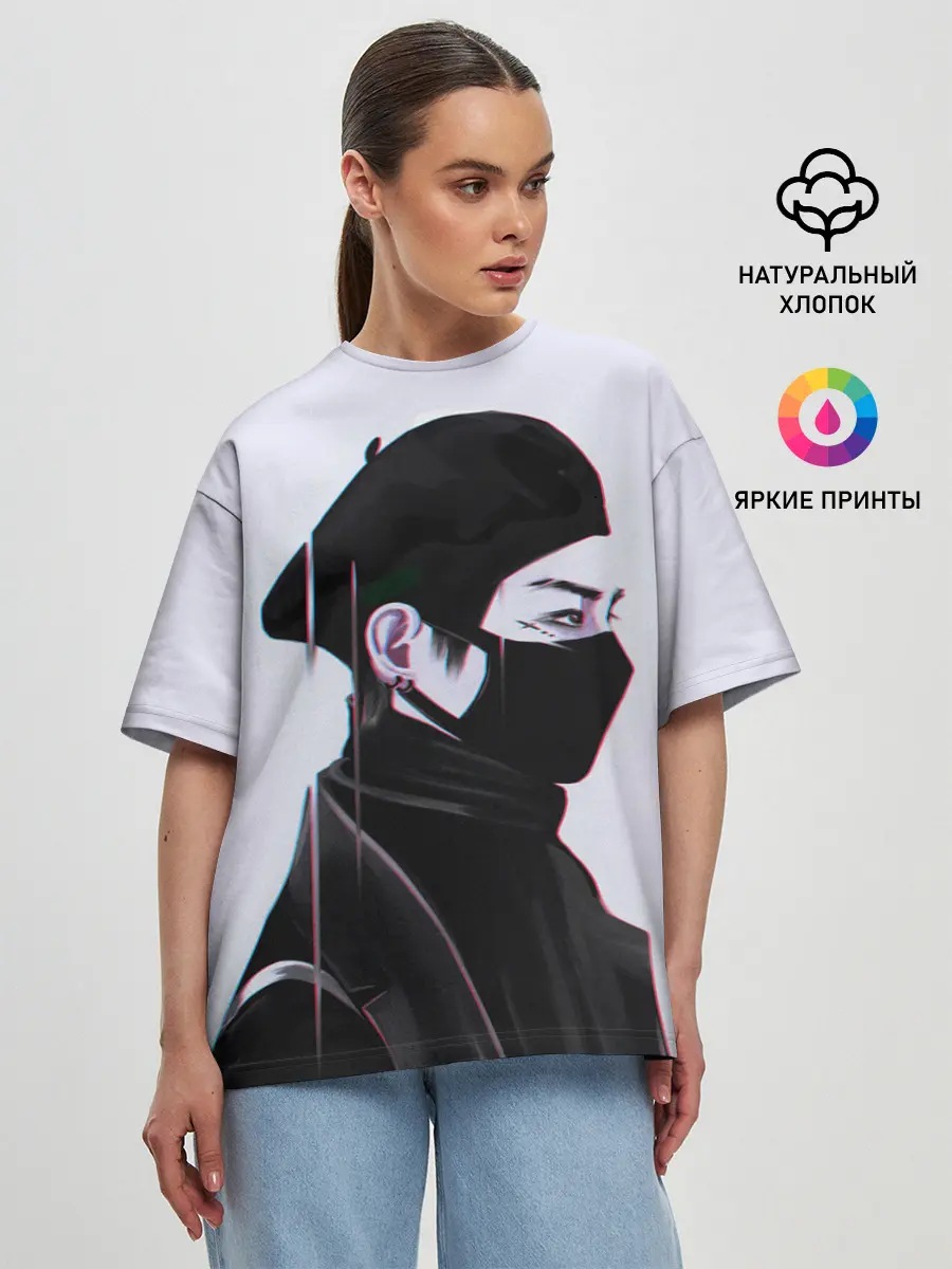 Женская футболка оверсайз / BTS