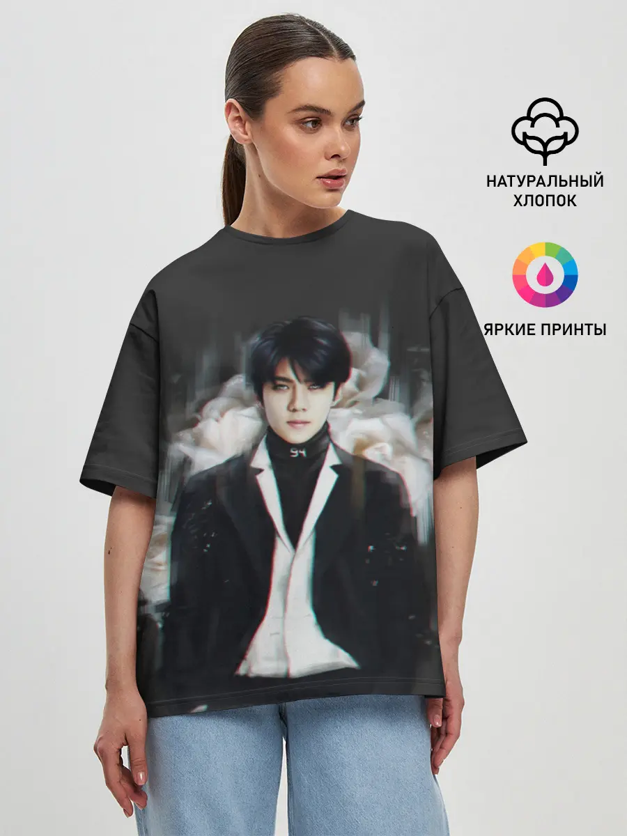 Женская футболка оверсайз / BTS