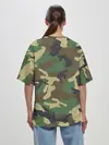 Женская футболка оверсайз / Пограничные Войска камуфляж