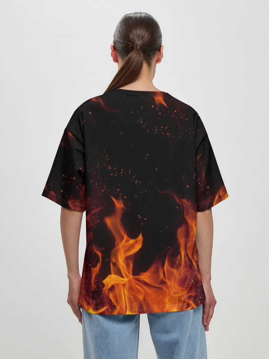 Женская футболка оверсайз / ВЕДЬМАК