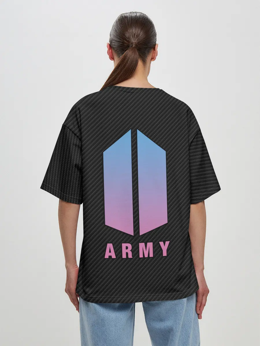 Женская футболка оверсайз / BTS Suga