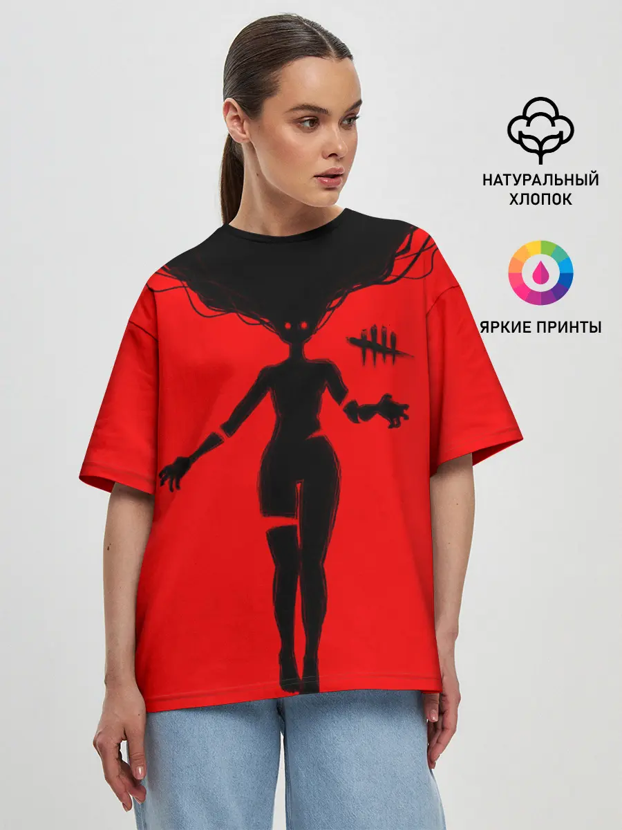 Женская футболка оверсайз / Dead by Daylight