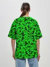 Женская футболка оверсайз / КАМУФЛЯЖ GREEN
