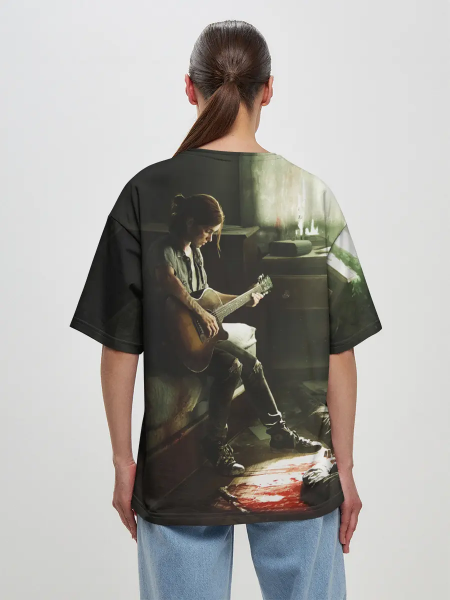 Женская футболка оверсайз / ЛАСТ ОФ АС 2 ЭЛЛИ