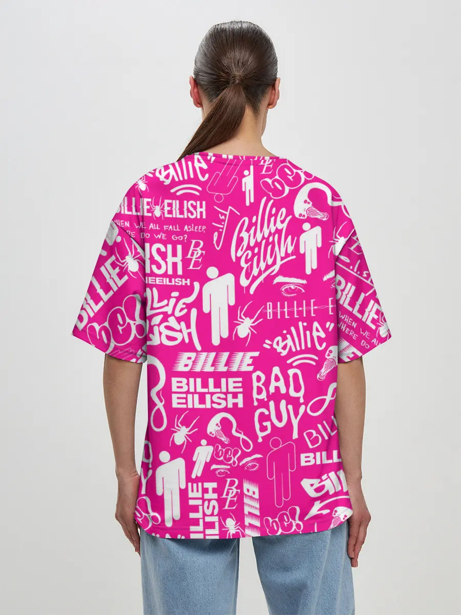 Женская футболка оверсайз / BILLIE EILISH | БИЛЛИ АЙЛИШ