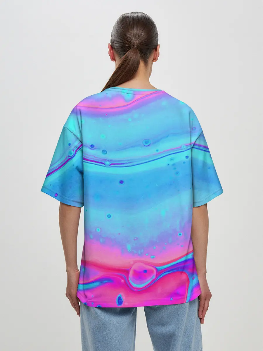 Женская футболка оверсайз / Атмосфера