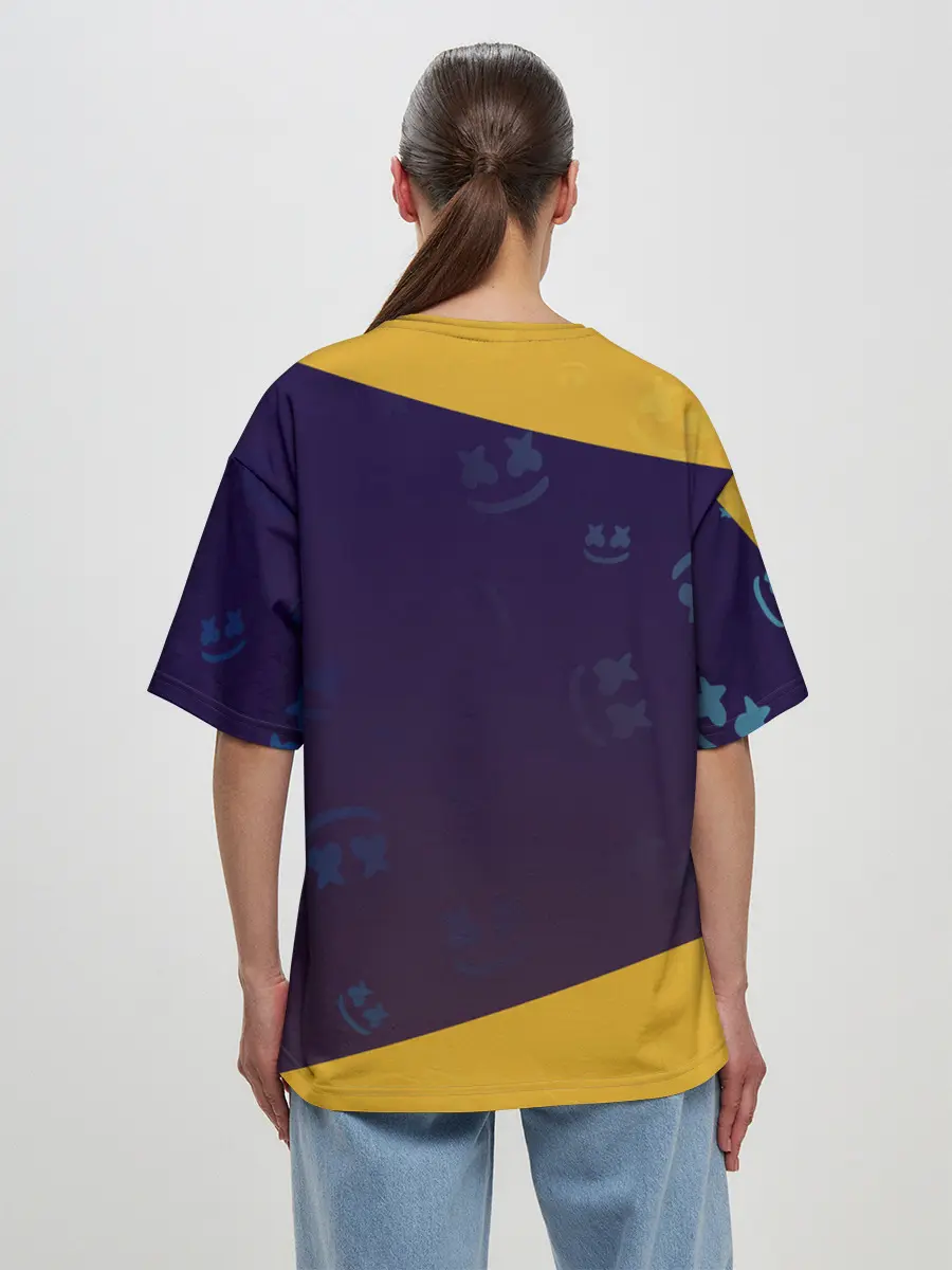 Женская футболка оверсайз / MARSHMELLO / МАРШМЕЛЛОУ