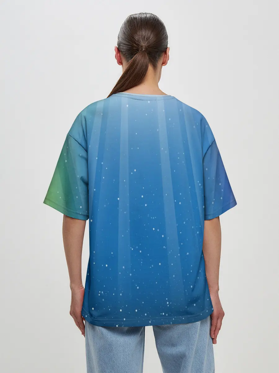 Женская футболка оверсайз / nonda