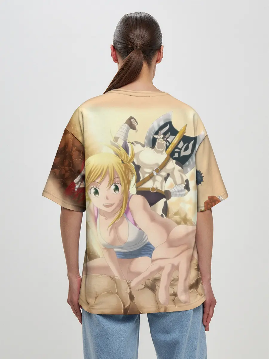 Женская футболка оверсайз / Люси и Телец