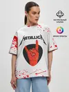 Женская футболка оверсайз / METALLICA