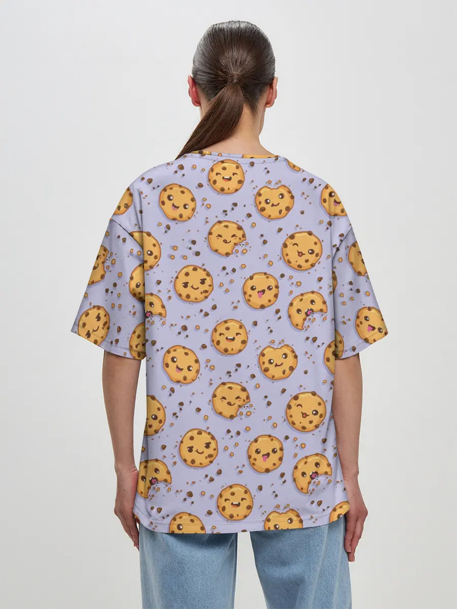 Женская футболка оверсайз / Eat me