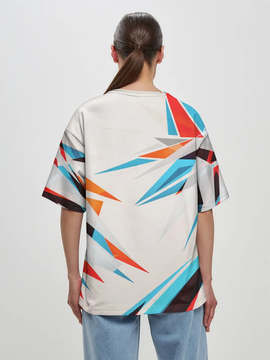 Женская футболка оверсайз / ОСКОЛКИ