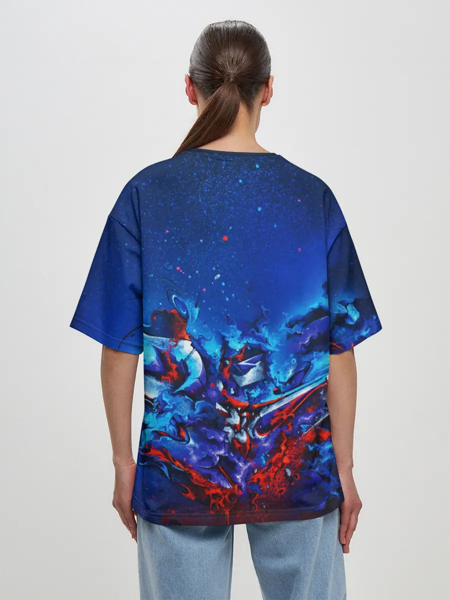 Женская футболка оверсайз / Casual Color | Style