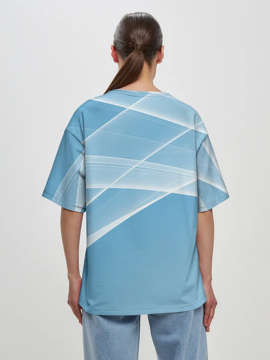 Женская футболка оверсайз / lexus