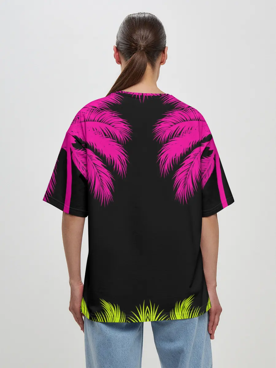 Женская футболка оверсайз / 6ix9ine