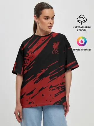 Женская футболка оверсайз / Liverpool F.C.
