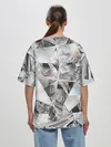 Женская футболка оверсайз / зеркальный калейдоскоп