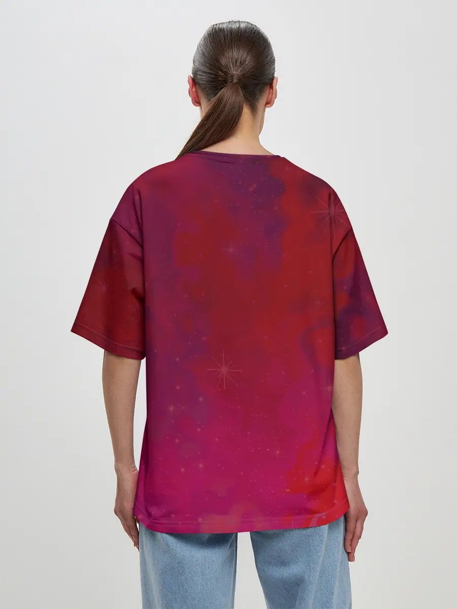 Женская футболка оверсайз / Cute Modeus