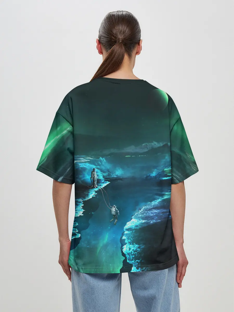 Женская футболка оверсайз / ВЫЖИВШИЙ