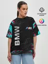 Женская футболка оверсайз / BMW