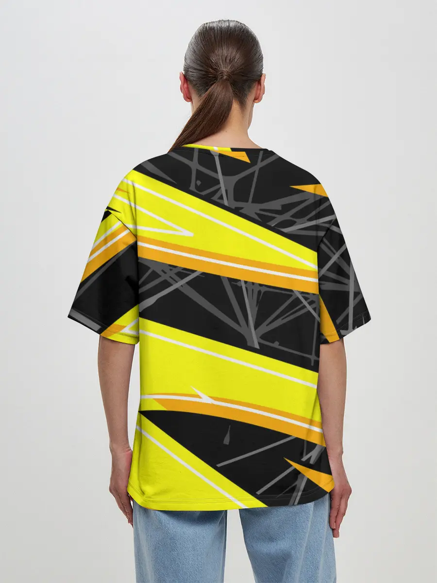 Женская футболка оверсайз / Форма для мотокросса FOX